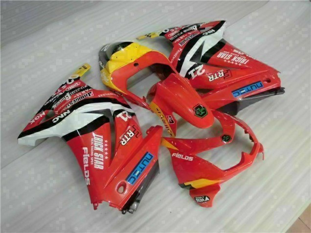 Discount 2008-2012 Red Yellow Kawasaki EX250 Motorcycle Fairing Kit UK Discount 2008-2012 Red Yellow Kawasaki EX250 Motorcycle Fairing Kit UK