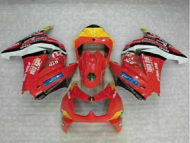 Discount 2008-2012 Red Yellow Kawasaki EX250 Motorcycle Fairing Kit UK Discount 2008-2012 Red Yellow Kawasaki EX250 Motorcycle Fairing Kit UK
