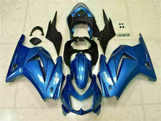 Discount 2008-2012 Blue Black White Ninja Kawasaki EX250 Moto Fairings UK