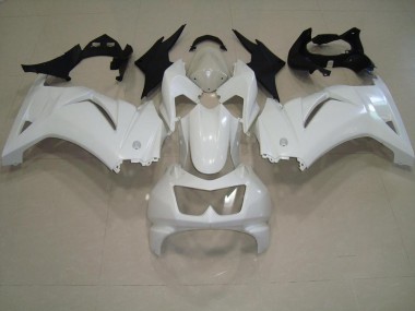 Discount 2008-2012 White Kawasaki ZX250R Moto Fairings UK