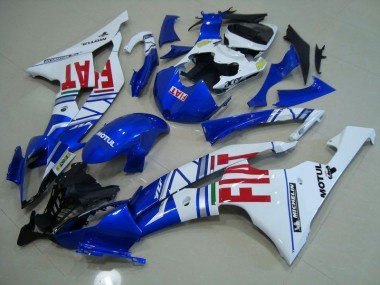 Discount 2008-2016 Blue White Red Fiat Yamaha YZF R6 Moto Fairings UK