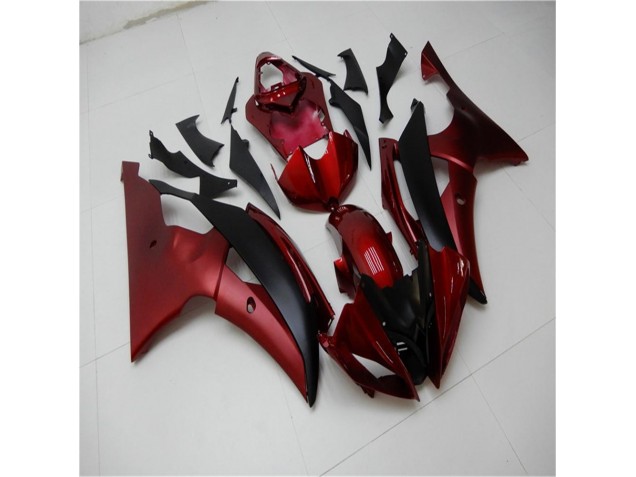 Discount 2008-2016 Red Black Yamaha YZF R6 Bike Fairing Kit UK