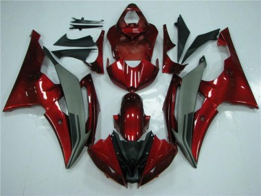 Discount 2008-2016 Red Grey Yamaha YZF R6 Motorcycle Fairings Kits UK