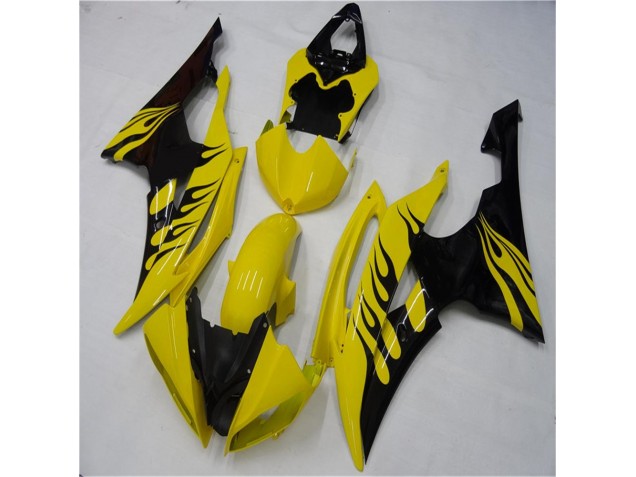 Discount 2008-2016 Yellow Black Yamaha YZF R6 Motorcycle Replacement Fairings UK Discount 2008-2016 Yellow Black Yamaha YZF R6 Motorcycle Replacement Fairings UK