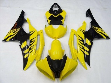 Discount 2008-2016 Yellow Black Yamaha YZF R6 Motorcycle Replacement Fairings UK
