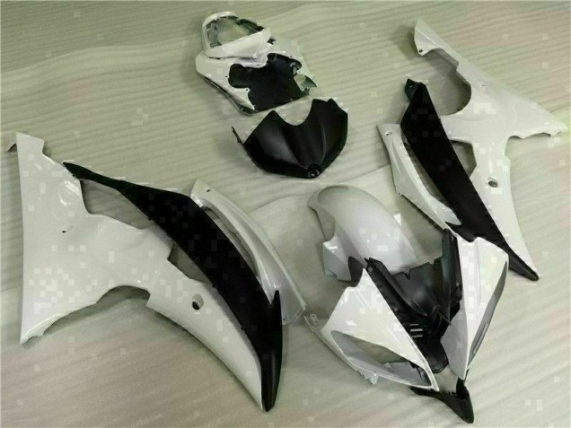 Discount 2008-2016 White Black Yamaha YZF R6 Motorcycle Fairings Kit UK Discount 2008-2016 White Black Yamaha YZF R6 Motorcycle Fairings Kit UK
