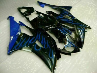 Discount 2008-2016 Blue Flame Black Yamaha YZF R6 Motorcylce Fairings UK