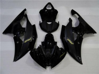 Discount 2008-2016 Glossy Matte Black Yamaha YZF R6 Motorcycle Fairings Kits UK