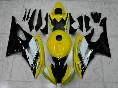 Discount 2008-2016 Yellow Black Yamaha YZF R6 Motorcycle Fairings Kits UK