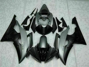 Discount 2008-2016 Grey Black Yamaha YZF R6 Moto Fairings UK