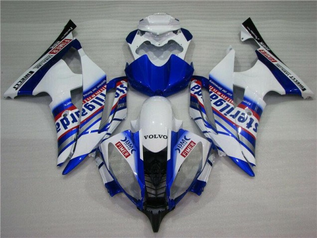 Discount 2008-2016 White Blue Sterilgarda Volvo Yamaha YZF R6 Motorcycle Fairing UK Discount 2008-2016 White Blue Sterilgarda Volvo Yamaha YZF R6 Motorcycle Fairing UK