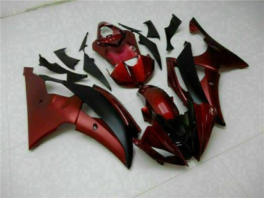 Discount 2008-2016 Red Black Yamaha YZF R6 Motorcycle Fairings Kits UK
