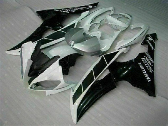 Discount 2008-2016 White Black Yamaha YZF R6 Motorcycle Fairings UK Discount 2008-2016 White Black Yamaha YZF R6 Motorcycle Fairings UK