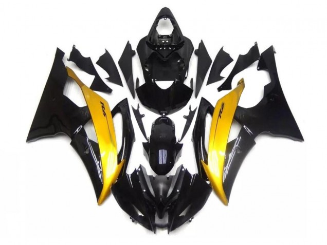 Discount 2008-2016 Black Gold Yamaha YZF R6 Motorcycle Fairing Kits UK Discount 2008-2016 Black Gold Yamaha YZF R6 Motorcycle Fairing Kits UK