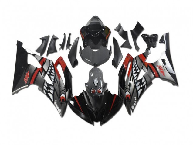 Discount 2008-2016 Grey Red Shark Yamaha YZF R6 Motorbike Fairing UK Discount 2008-2016 Grey Red Shark Yamaha YZF R6 Motorbike Fairing UK