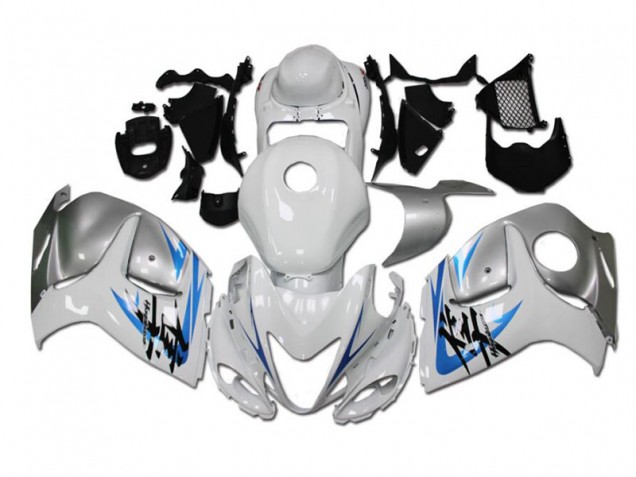 Discount 2008-2019 White Blue Suzuki GSXR 1300 Hayabusa Replacement Fairings UK Discount 2008-2019 White Blue Suzuki GSXR 1300 Hayabusa Replacement Fairings UK