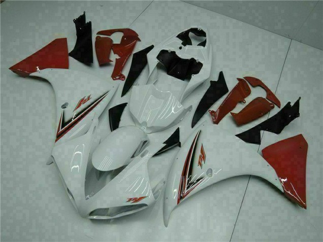 Discount 2009-2011 White Red Yamaha YZF R1 Bike Fairing Kit UK Discount 2009-2011 White Red Yamaha YZF R1 Bike Fairing Kit UK