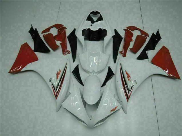 Discount 2009-2011 White Red Yamaha YZF R1 Bike Fairing Kit UK Discount 2009-2011 White Red Yamaha YZF R1 Bike Fairing Kit UK