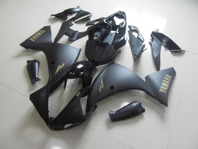 Discount 2009-2011 Matte Black Gold Sticker Yamaha YZF R1 Motorcycle Fairings Kits UK Discount 2009-2011 Matte Black Gold Sticker Yamaha YZF R1 Motorcycle Fairings Kits UK