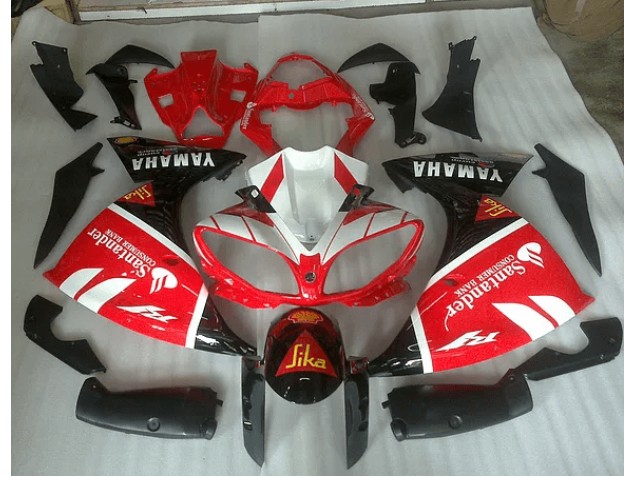 Discount 2009-2011 Red White and Black Graphic Yamaha YZF R1 Motorbike Fairing UK Discount 2009-2011 Red White and Black Graphic Yamaha YZF R1 Motorbike Fairing UK