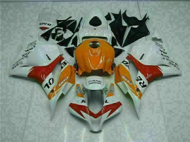 Discount 2009-2012 White Orange Repsol Honda CBR600RR Motorcylce Fairings UK Discount 2009-2012 White Orange Repsol Honda CBR600RR Motorcylce Fairings UK