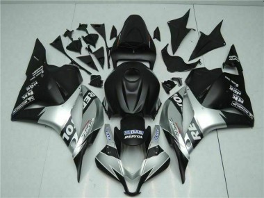 Discount 2009-2012 Black Silver Repsol Honda CBR600RR Motorcycle Fairings Kits UK