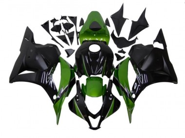 Discount 2009-2012 Green Black Honda CBR600RR Motorcycle Fairings Kit UK