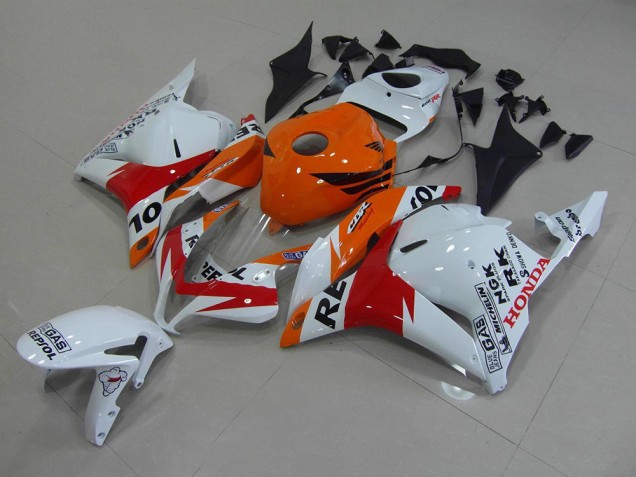 Discount 2009-2012 White Repsol Honda CBR600RR Motorcycle Fairings UK Discount 2009-2012 White Repsol Honda CBR600RR Motorcycle Fairings UK