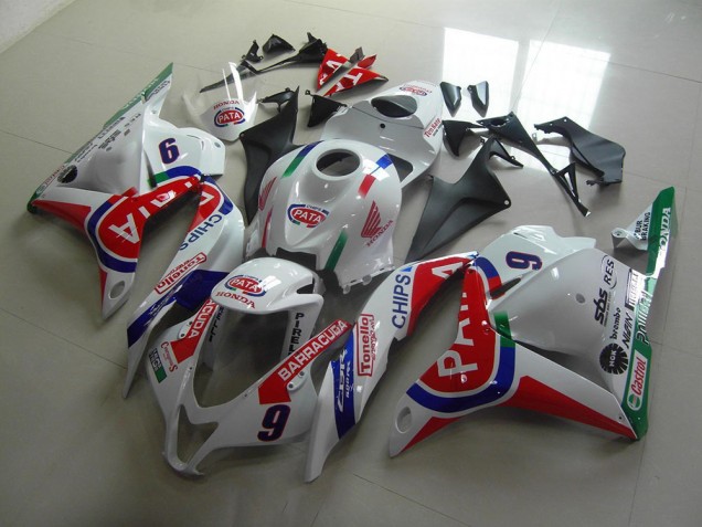 Discount 2009-2012 Red White Pata Honda CBR600RR Motorcycle Fairing Kit UK