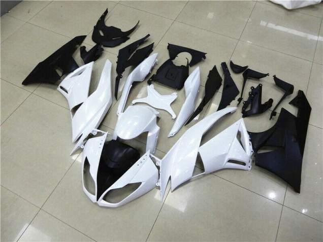 Discount 2009-2012 White Kawasaki ZX6R Motorcyle Fairings UK Discount 2009-2012 White Kawasaki ZX6R Motorcyle Fairings UK