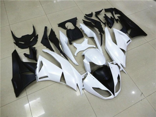 Discount 2009-2012 White Kawasaki ZX6R Motorcyle Fairings UK Discount 2009-2012 White Kawasaki ZX6R Motorcyle Fairings UK