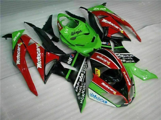 Discount 2009-2012 Black Red Green Motorcard Kawasaki ZX6R Motor Fairings UK Discount 2009-2012 Black Red Green Motorcard Kawasaki ZX6R Motor Fairings UK