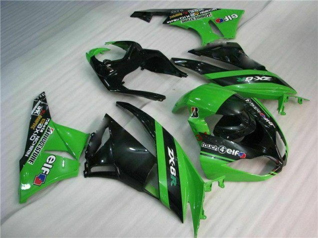 Discount 2009-2012 Black Green Kawasaki ZX6R Motorcycle Fairing UK Discount 2009-2012 Black Green Kawasaki ZX6R Motorcycle Fairing UK