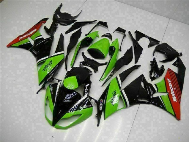 Discount 2009-2012 Green Black Red Kawasaki ZX6R Bike Fairing UK Discount 2009-2012 Green Black Red Kawasaki ZX6R Bike Fairing UK