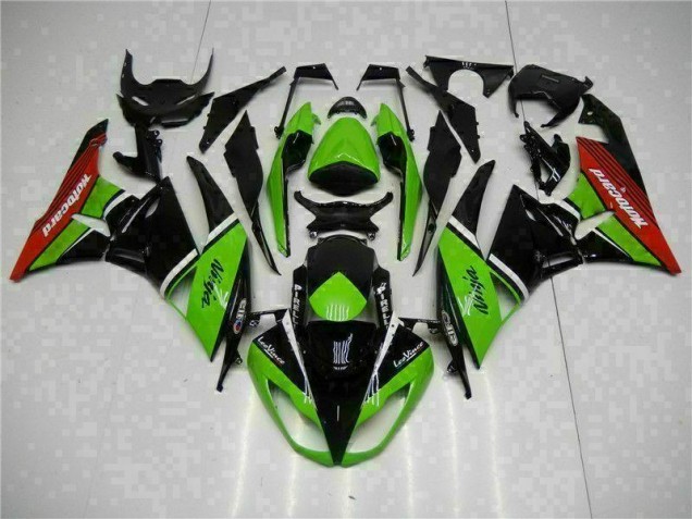 Discount 2009-2012 Green Black Red Kawasaki ZX6R Bike Fairing UK Discount 2009-2012 Green Black Red Kawasaki ZX6R Bike Fairing UK