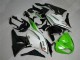 Discount 2009-2012 Green Black White 25 Kawasaki ZX6R Bike Fairings UK Discount 2009-2012 Green Black White 25 Kawasaki ZX6R Bike Fairings UK
