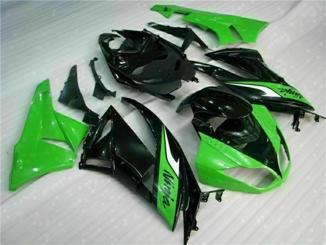 Discount 2009-2012 Black Green Kawasaki ZX6R Bike Fairing Kit UK Discount 2009-2012 Black Green Kawasaki ZX6R Bike Fairing Kit UK