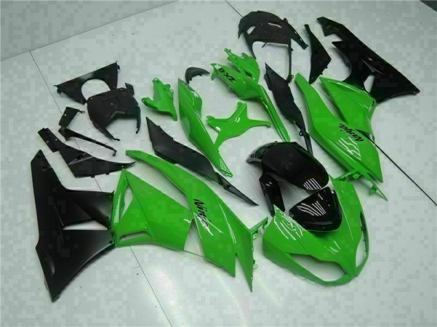 Discount 2009-2012 Black Green Kawasaki ZX6R Motorcycle Bodywork UK Discount 2009-2012 Black Green Kawasaki ZX6R Motorcycle Bodywork UK