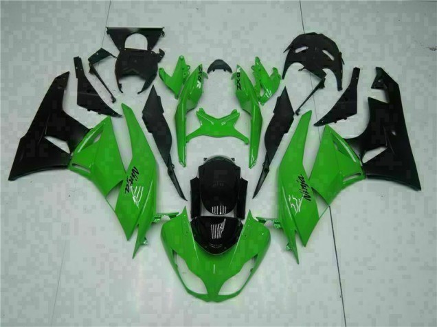Discount 2009-2012 Black Green Kawasaki ZX6R Motorcycle Bodywork UK Discount 2009-2012 Black Green Kawasaki ZX6R Motorcycle Bodywork UK
