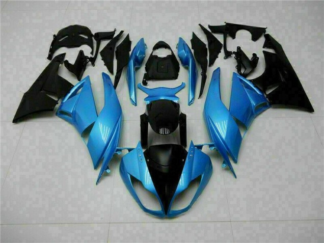 Discount 2009-2012 Blue Black Kawasaki ZX6R Motorcyle Fairings UK Discount 2009-2012 Blue Black Kawasaki ZX6R Motorcyle Fairings UK