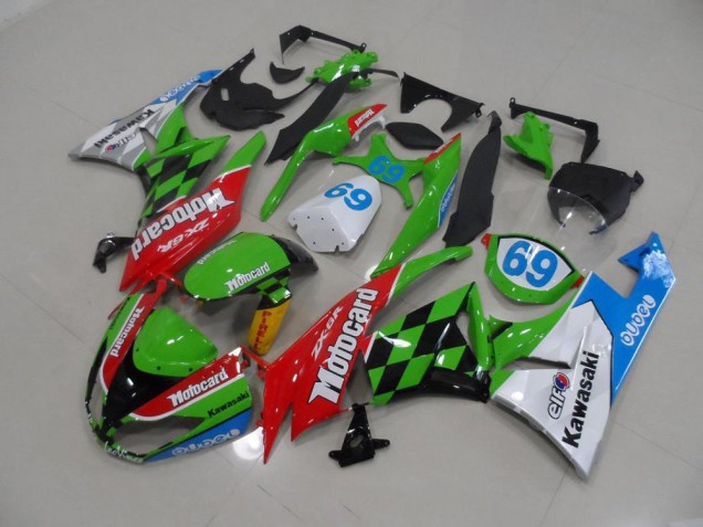 Discount 2009-2012 Motocard Kawasaki ZX6R Motorcycle Fairings Kits UK Discount 2009-2012 Motocard Kawasaki ZX6R Motorcycle Fairings Kits UK