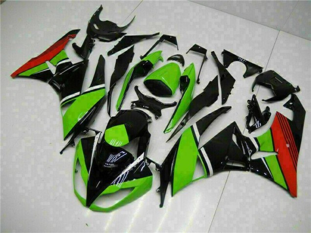 Discount 2009-2012 Black Green Red Kawasaki ZX6R Bike Fairing Kit UK Discount 2009-2012 Black Green Red Kawasaki ZX6R Bike Fairing Kit UK