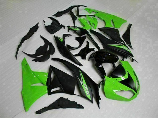 Discount 2009-2012 Black Green 636 Kawasaki ZX6R Motorcycle Bodywork UK Discount 2009-2012 Black Green 636 Kawasaki ZX6R Motorcycle Bodywork UK