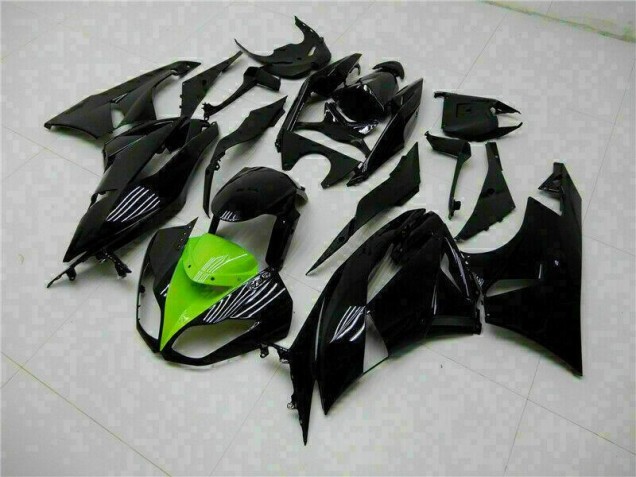 Discount 2009-2012 Black Green Kawasaki ZX6R Moto Fairings UK Discount 2009-2012 Black Green Kawasaki ZX6R Moto Fairings UK