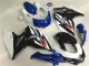 Discount 2009-2016 White Blue Black Suzuki GSXR1000 Motorbike Fairings UK Discount 2009-2016 White Blue Black Suzuki GSXR1000 Motorbike Fairings UK