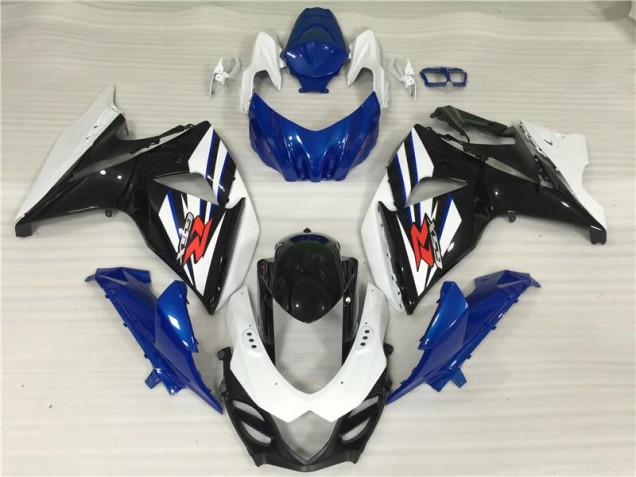 Discount 2009-2016 White Blue Black Suzuki GSXR1000 Motorbike Fairings UK Discount 2009-2016 White Blue Black Suzuki GSXR1000 Motorbike Fairings UK