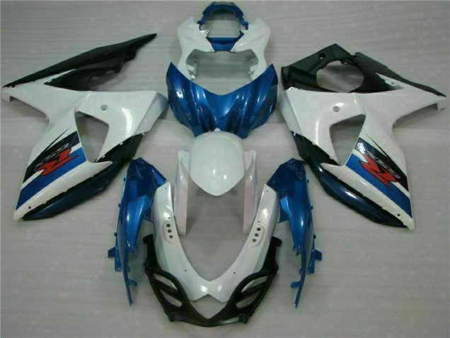 Discount 2009-2016 Blue White Suzuki GSXR1000 Motorcycle Fairings Kits UK Discount 2009-2016 Blue White Suzuki GSXR1000 Motorcycle Fairings Kits UK