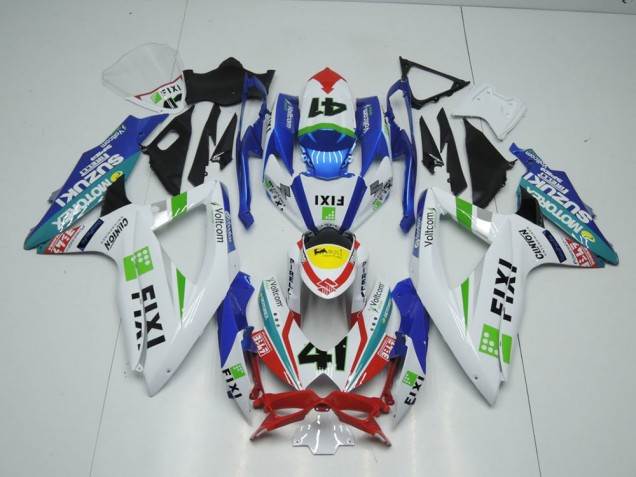 Discount 2009-2016 Fixi Light Blue Suzuki GSXR 1000 K9 Replacement Fairings UK Discount 2009-2016 Fixi Light Blue Suzuki GSXR 1000 K9 Replacement Fairings UK