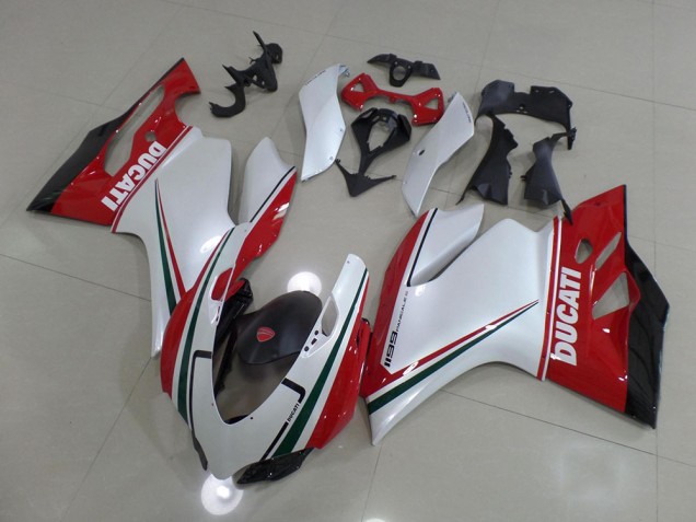 Discount 2011-2014 White Red Ducati 1199 Motorcycle Fairing Kits UK Discount 2011-2014 White Red Ducati 1199 Motorcycle Fairing Kits UK