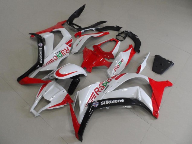 Discount 2011-2015 Red and White Rapid Kawasaki ZX10R Motorcylce Fairings UK Discount 2011-2015 Red and White Rapid Kawasaki ZX10R Motorcylce Fairings UK